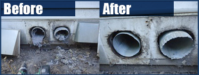 dryer vent cleaning before and after wisconsin